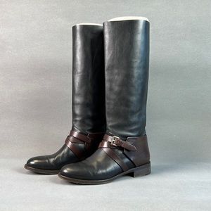 Mulberry tall leather boots. Size 39. Made in Italy